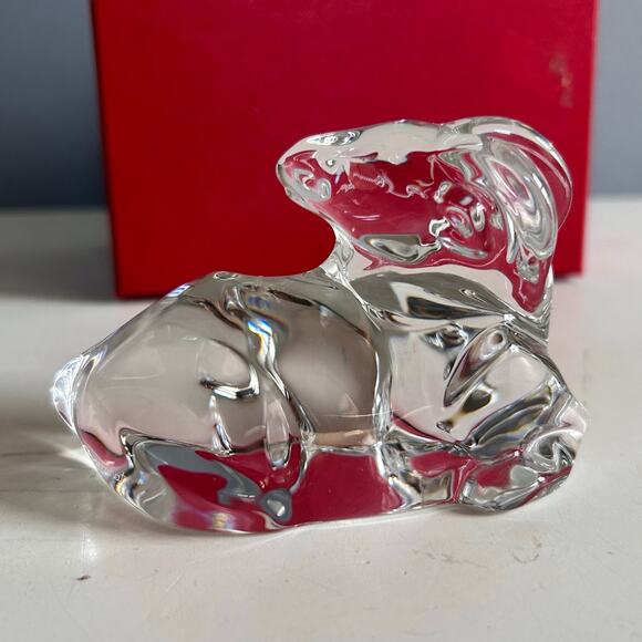 Baccarat Crystal Glass Ram Figure Chinese Zodiac Year of the Ram W/Box - Picture 11 of 11